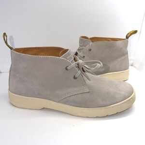 Dr. Martens Cabrillo Men Size 10 Grey Suede Chukka Desert Boots